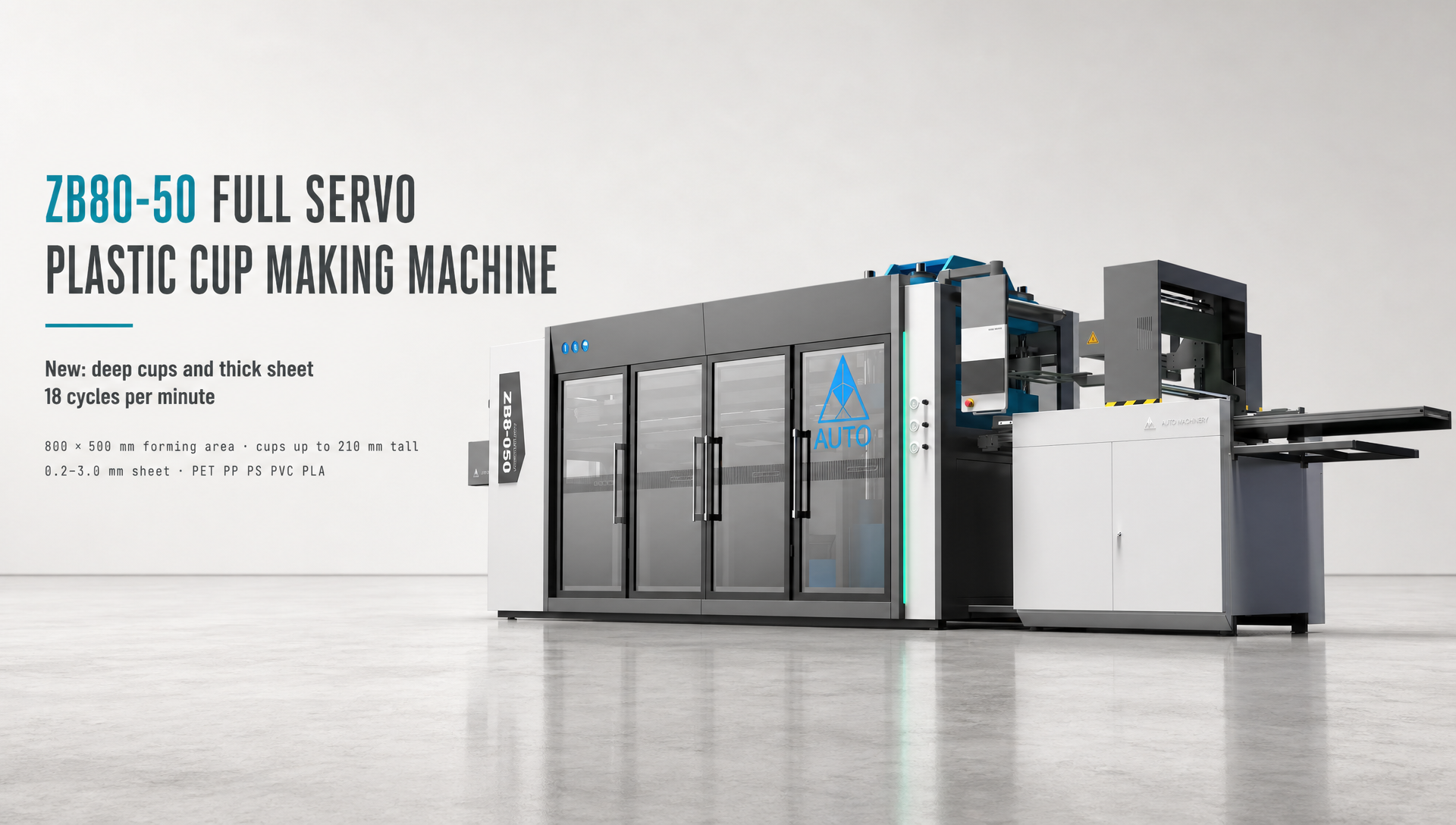 ZB80-50 cup thermoforming machine